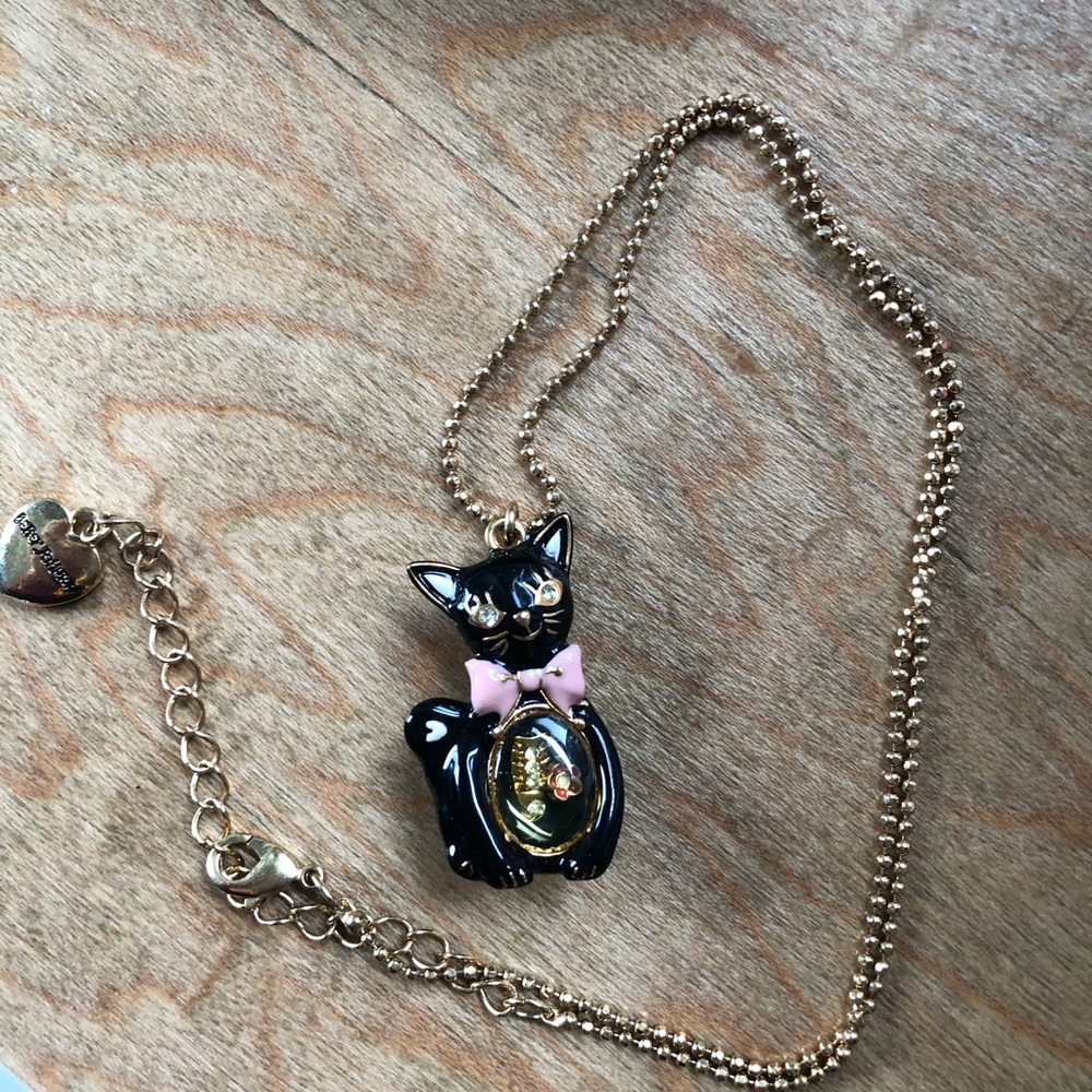 Betsey Johnson Cat Necklace
